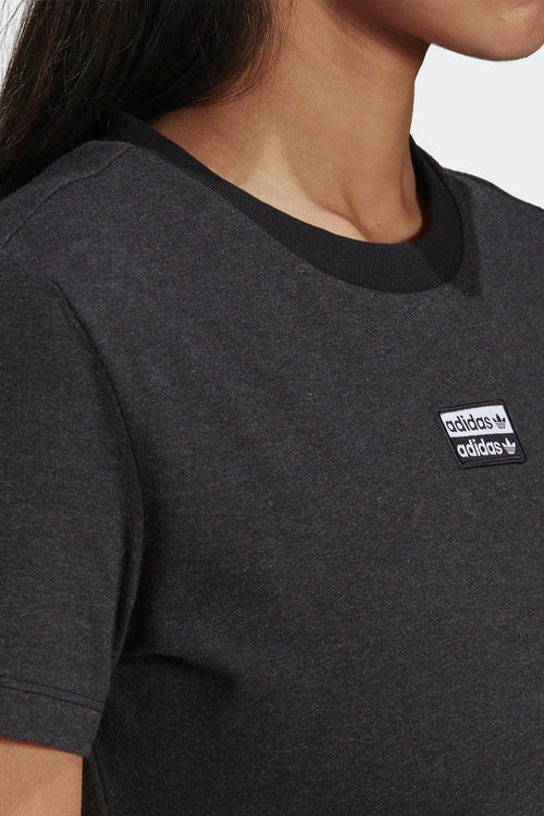 Adidas Cropped Black Melange T-shirt