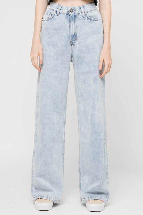 Pantalón Wide Leg Denim Acid