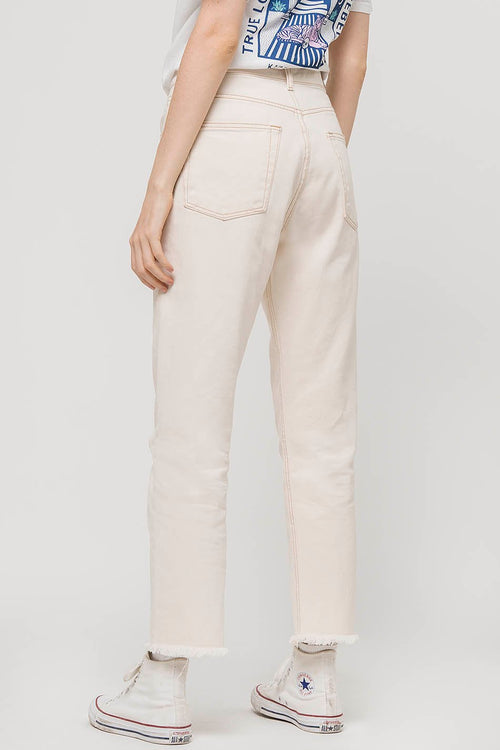 Cropped Straight Nature Trousers