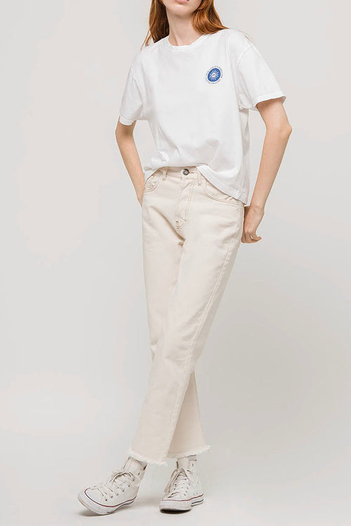 Cropped Straight Nature Trousers
