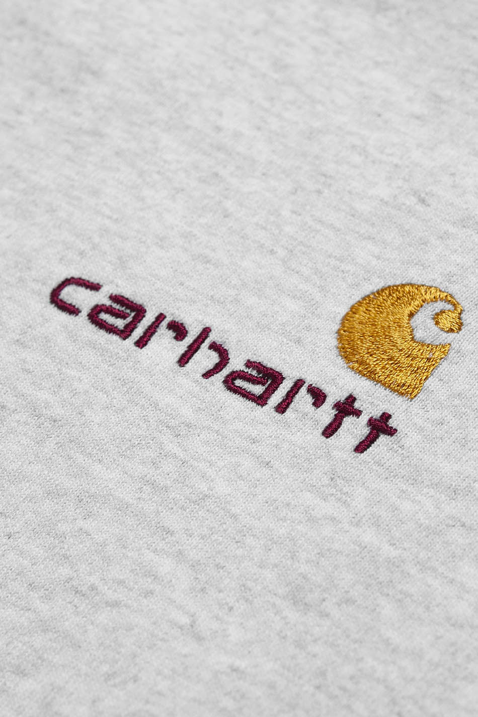 Camiseta Carhartt WIP American Script Gris