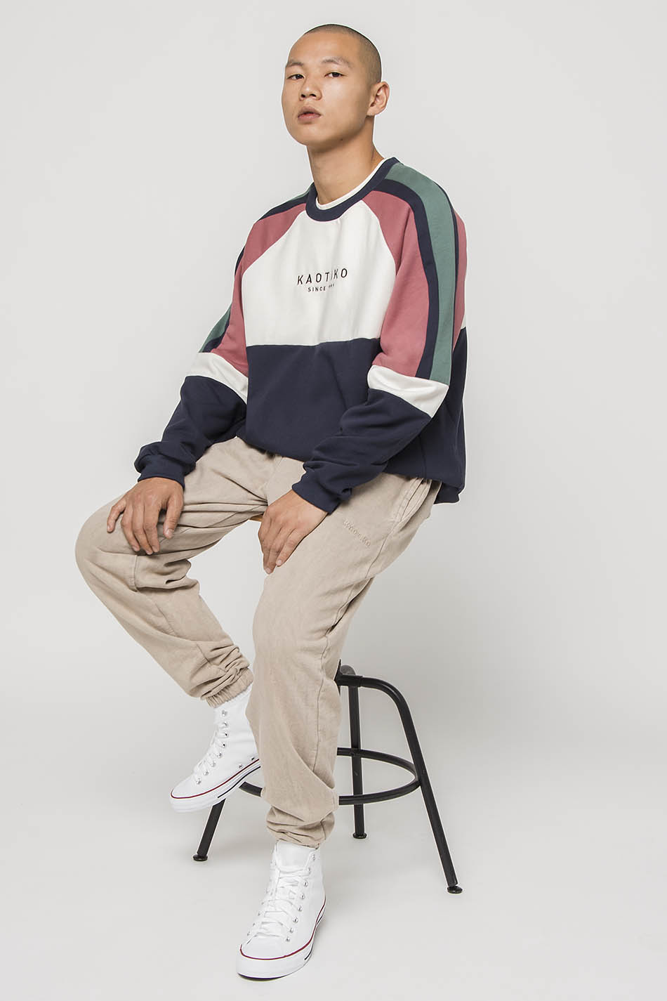 Navy/Burgundy Denver Sweatshirt