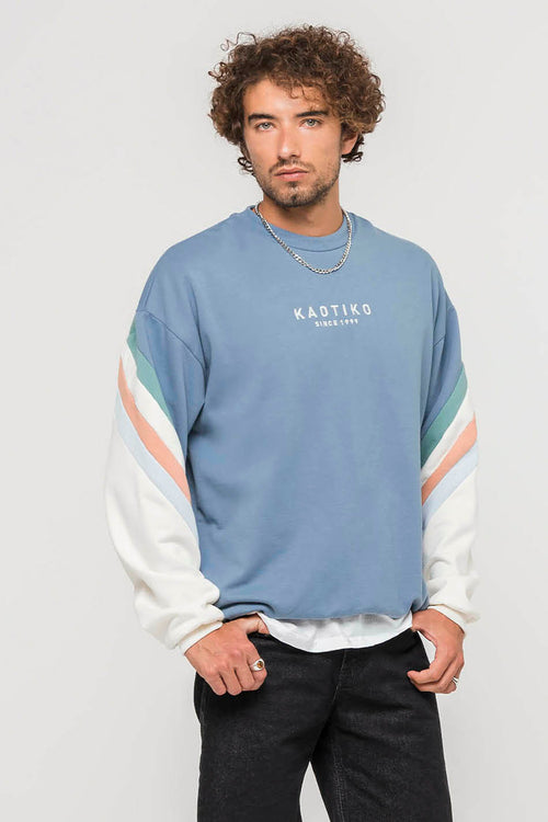 Blue/Ivory/Green Walker Sweatshirt