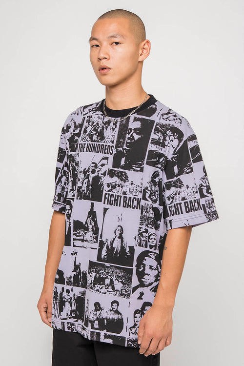Lilac The Hundreds Fight T-shirt