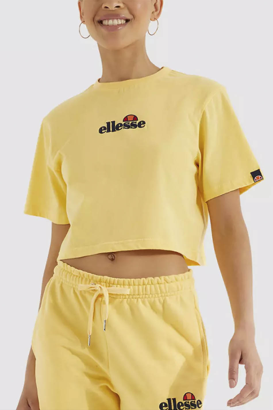 Camiseta Ellesse Cropped Amarilla