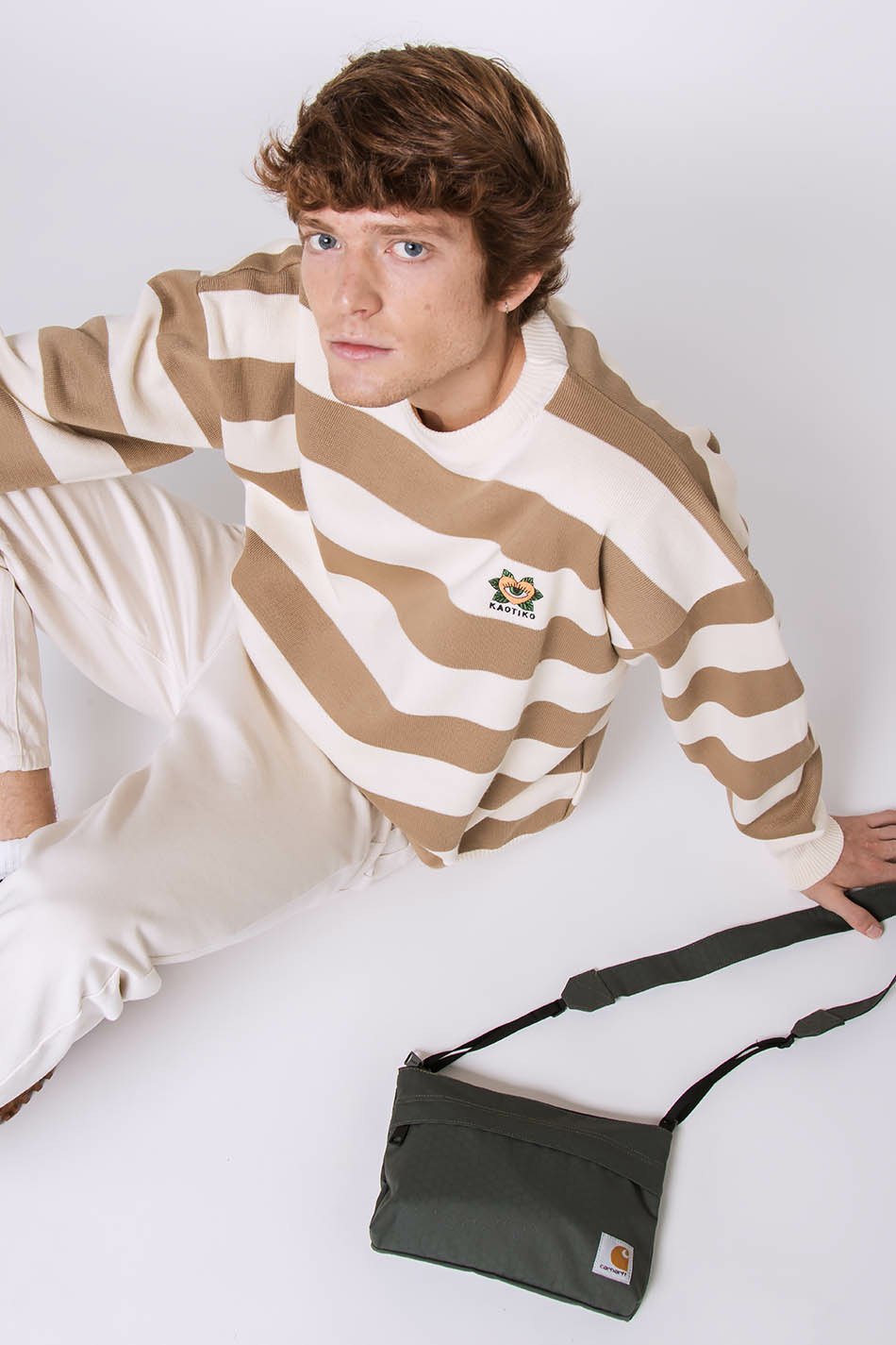 Beige Anibal Striped Jumper