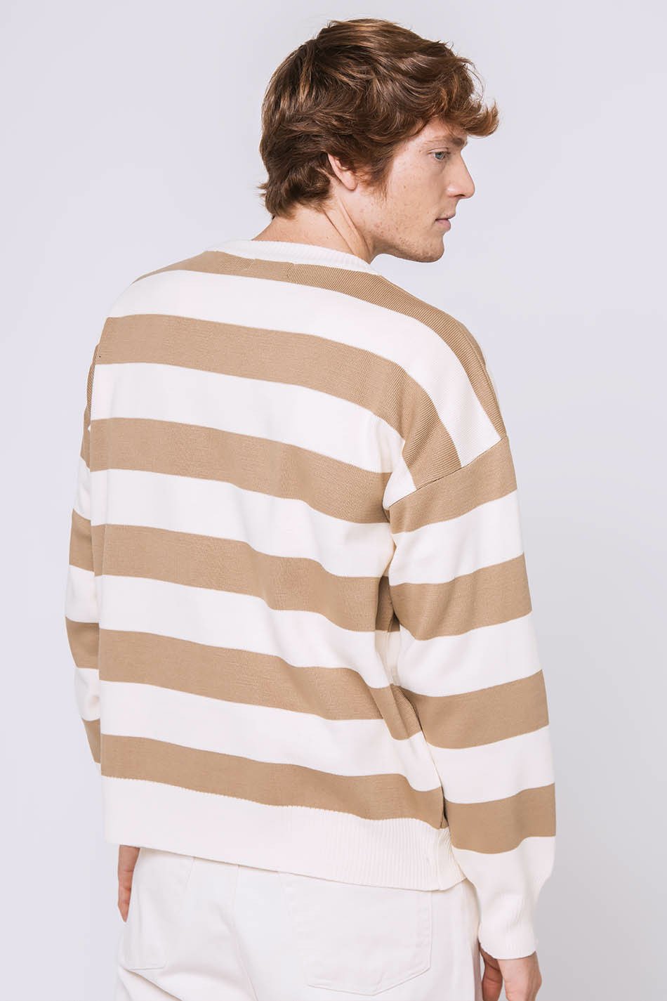 Beige Anibal Striped Jumper