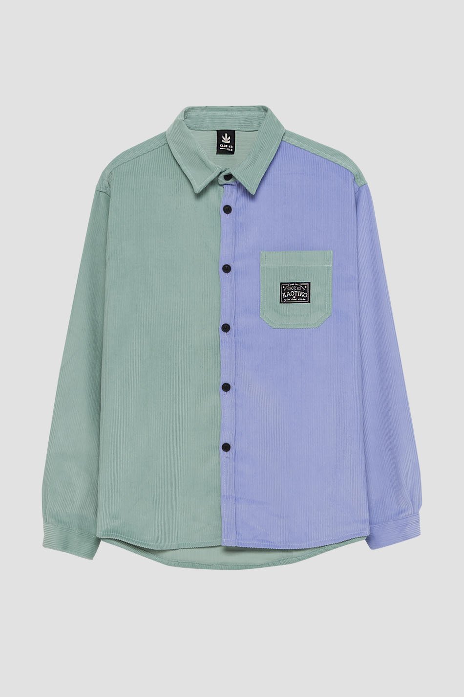 Valley Green / Pastel Lilac Corduroy Shirt