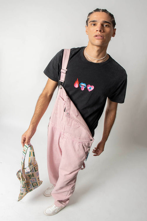 Camiseta Washed Mouth Black