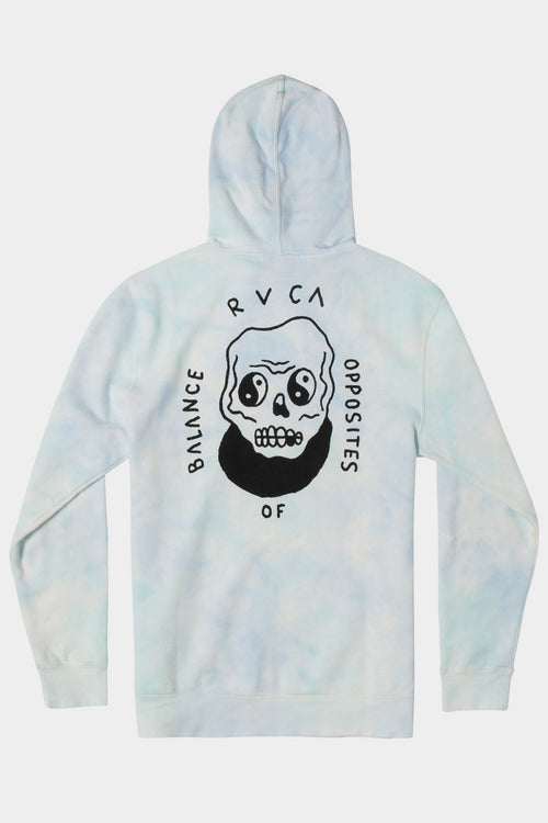 Sudadera  Capucha RVCA Benji Skull Blumble Tie Dye