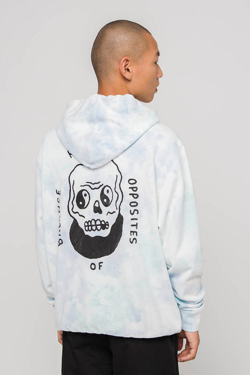 Sudadera  Capucha RVCA Benji Skull Blumble Tie Dye