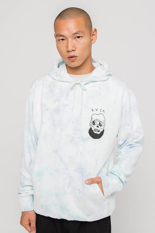 Sudadera  Capucha RVCA Benji Skull Blumble Tie Dye