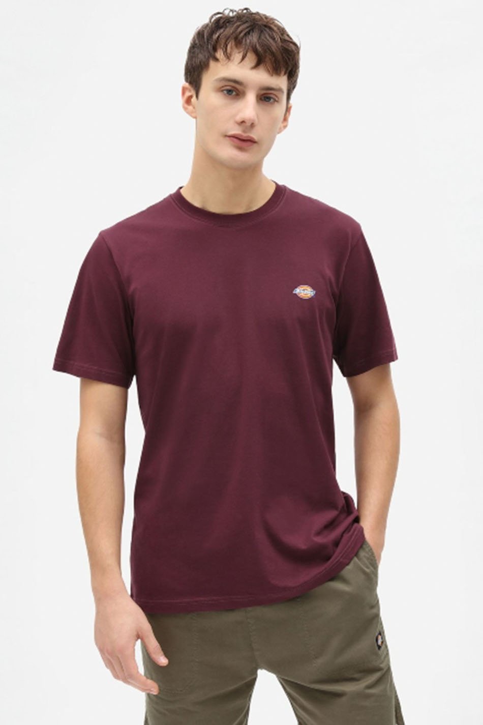Burgundy Dickies Mapleton T-shirt