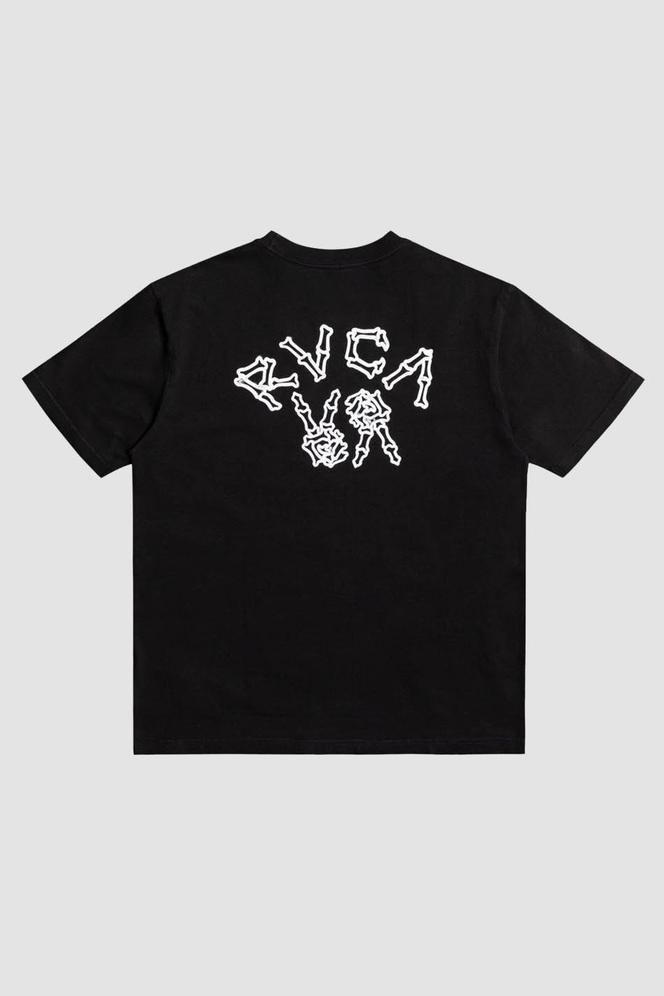 Camiseta RVCA Peace Bones Black