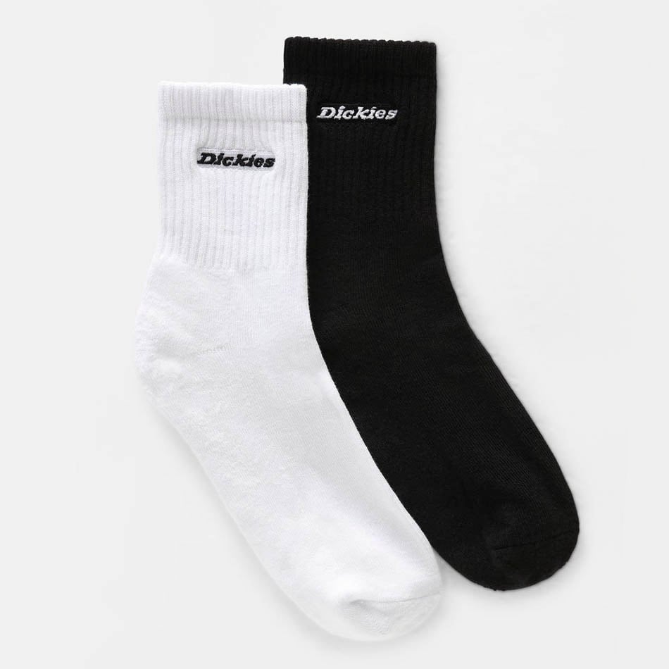 Pack of Black / White Dickies Carlyss Socks