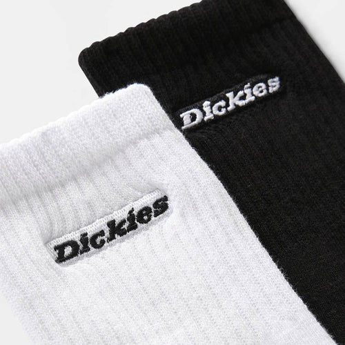 Pack of Black / White Dickies Carlyss Socks