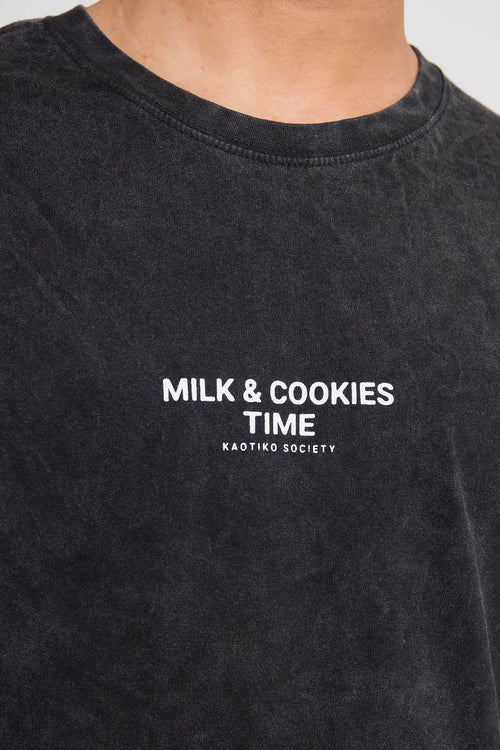 Milk and Cookies Washed T-shirt