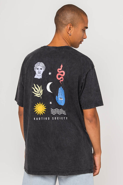 Camiseta Washed Greek Elements