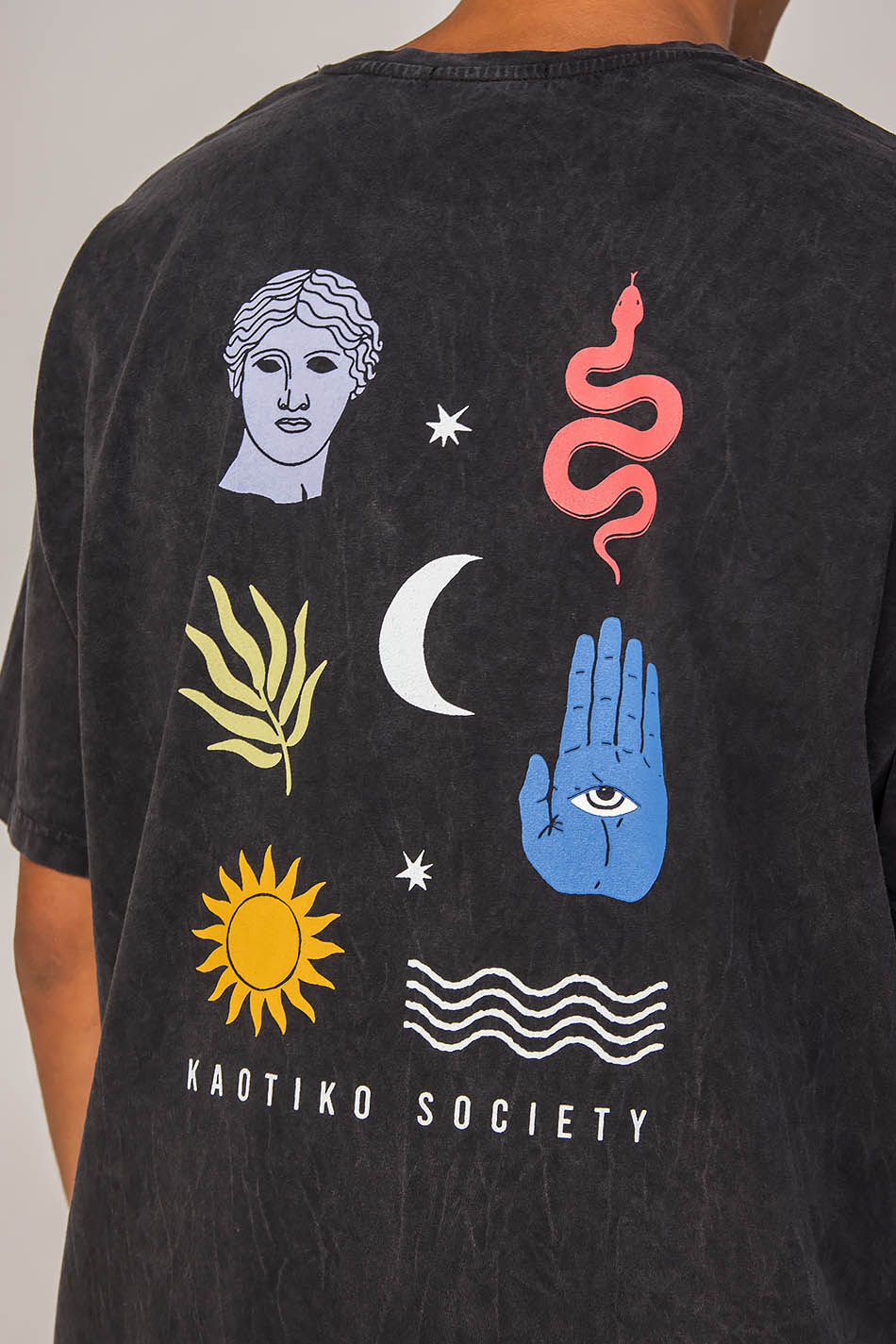 Camiseta Washed Greek Elements