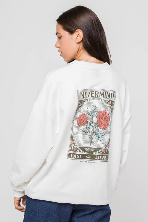 Ivory Nevermind Sweatshirt