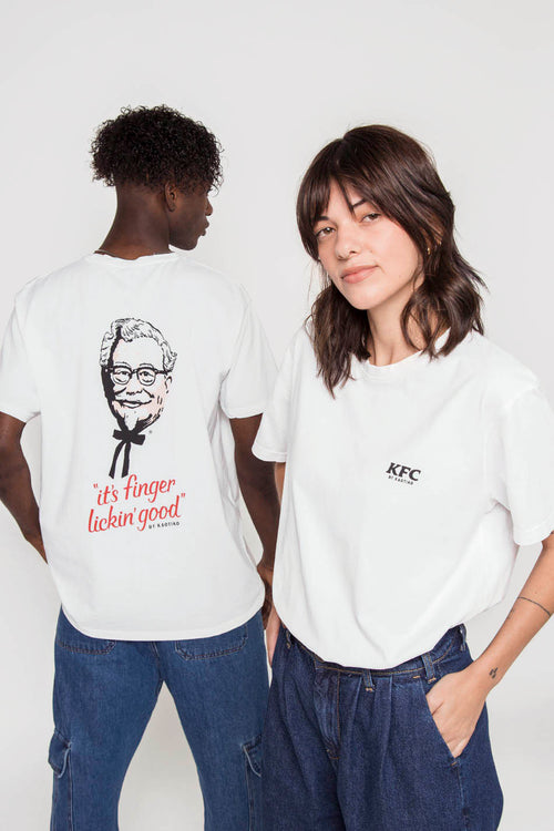 Washed KFC T-shirt by Kaotiko