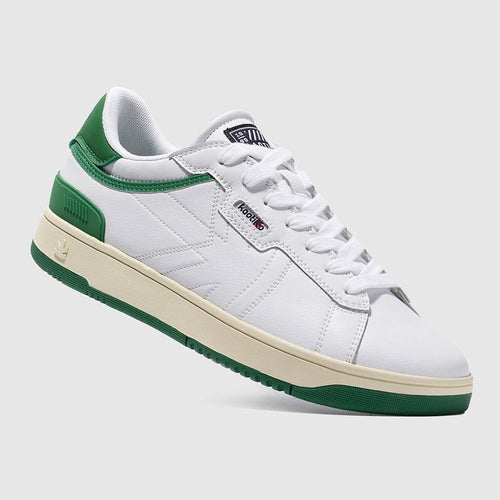 Sneakers Kaotiko White/Green Basket Basic