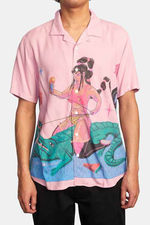 RVCA LP x KLW Gator Short Sleeve Shirt