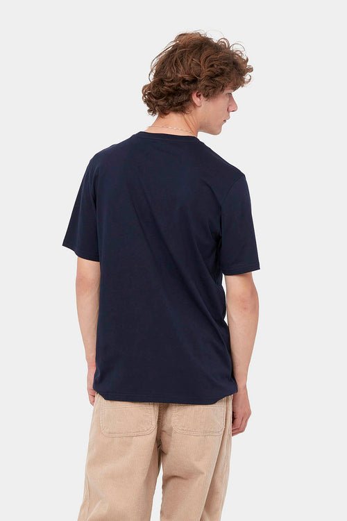 Dark Navy Carhartt WIP Shirt Pocket T-shirt