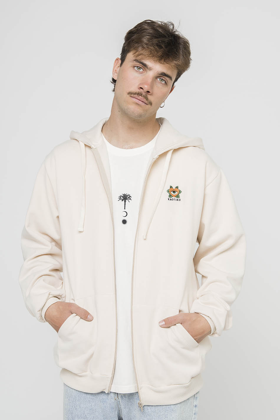 Sudadera Corazón Bone