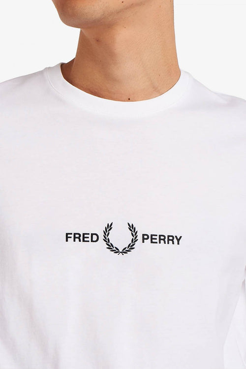 Fred Perry T-Shirt mit Stickerei