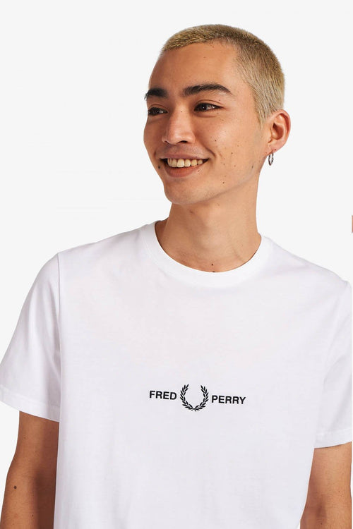 T-shirt Fred Perry Brodé