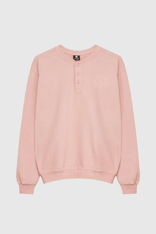 Sudadera Helmer Washed Palid Pink