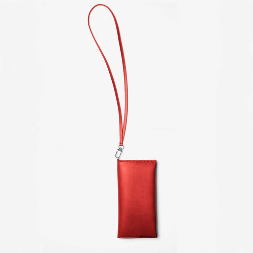 Red Walk With Me Flat Purse