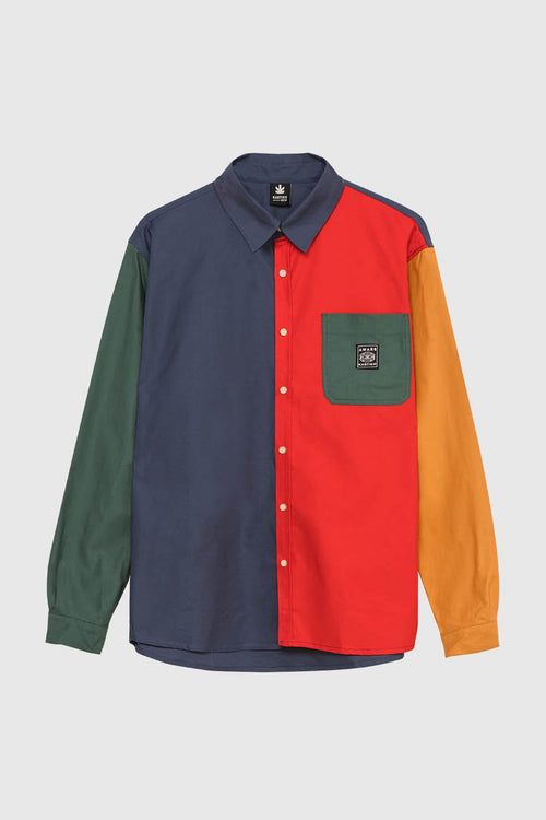 Multicolour Colourblock Peter Shirt