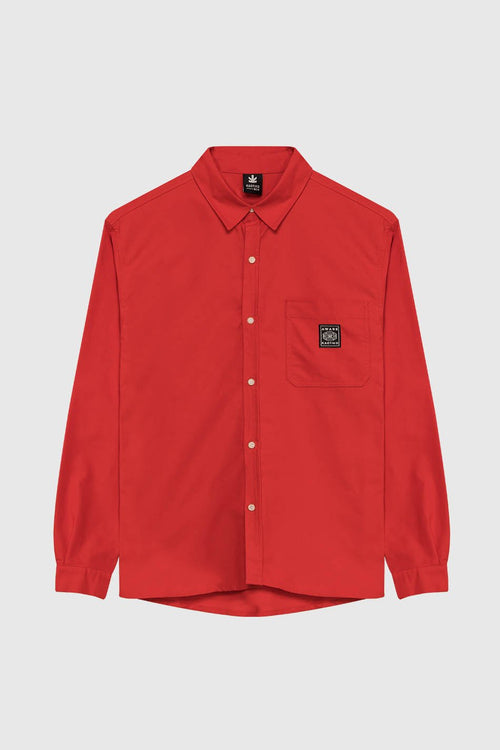 Camisa Washed Roger Red