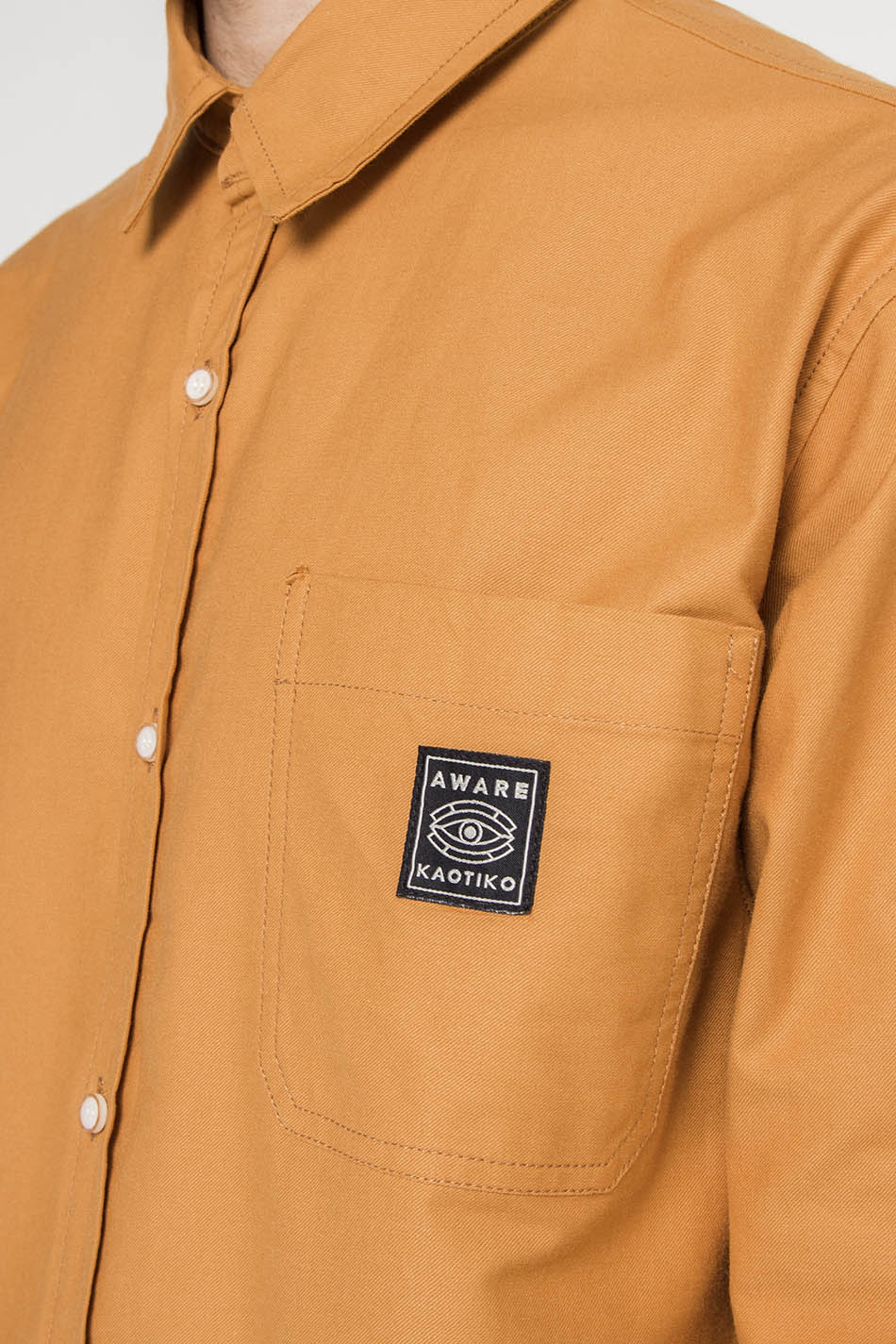 Camisa Washed Roger Mustard