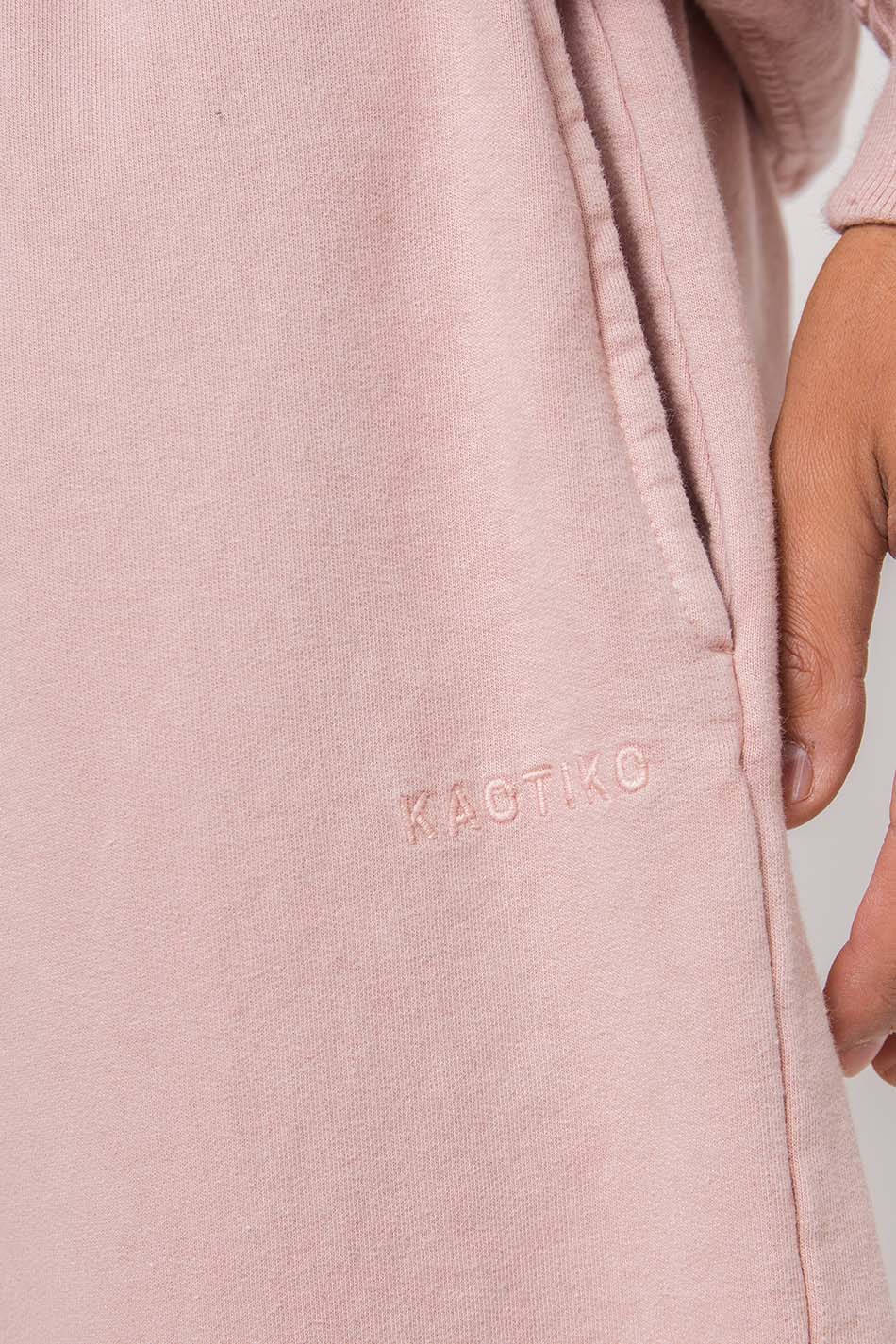 Pink Detroit Washed Jogging Bottoms