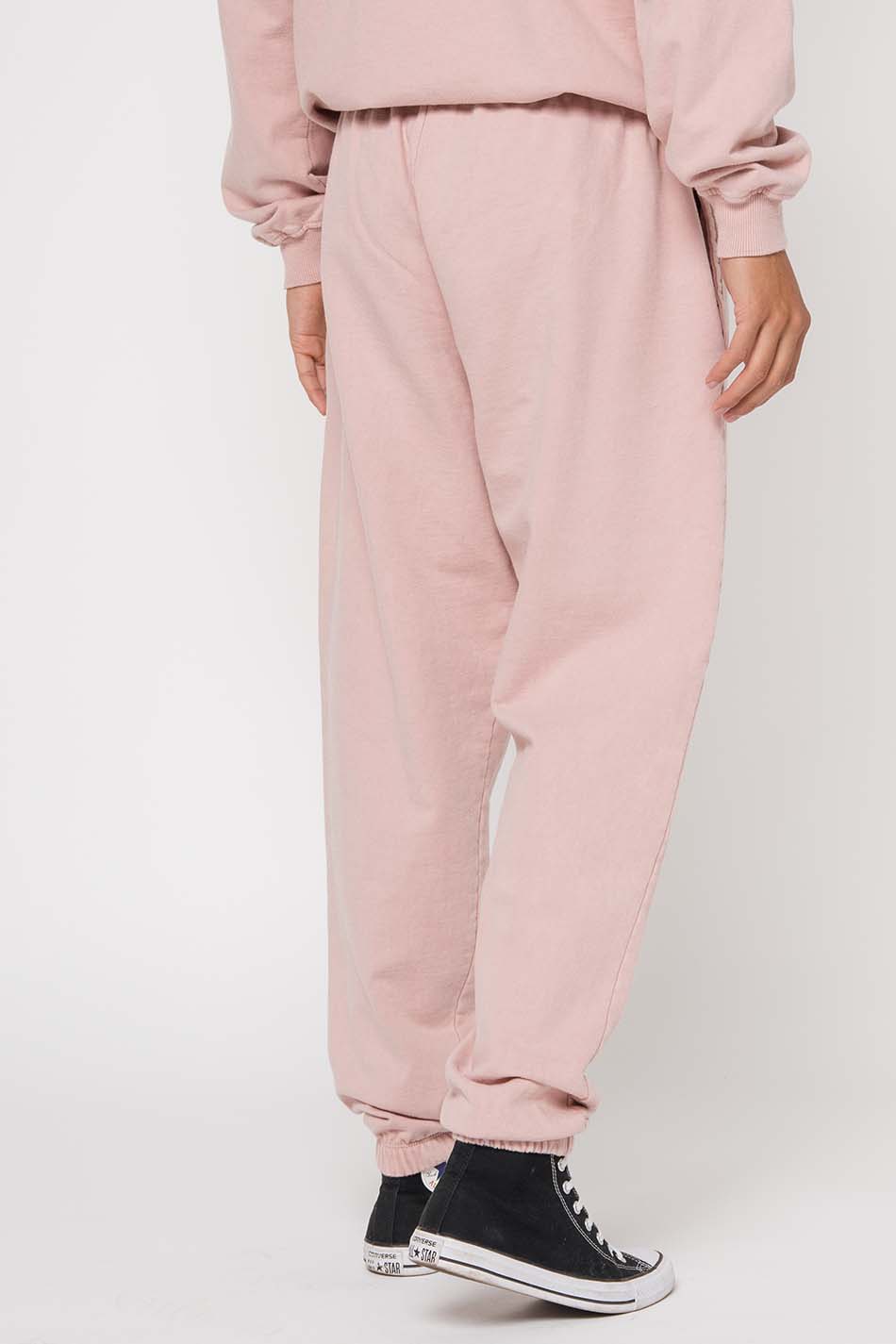 Pink Detroit Washed Jogging Bottoms