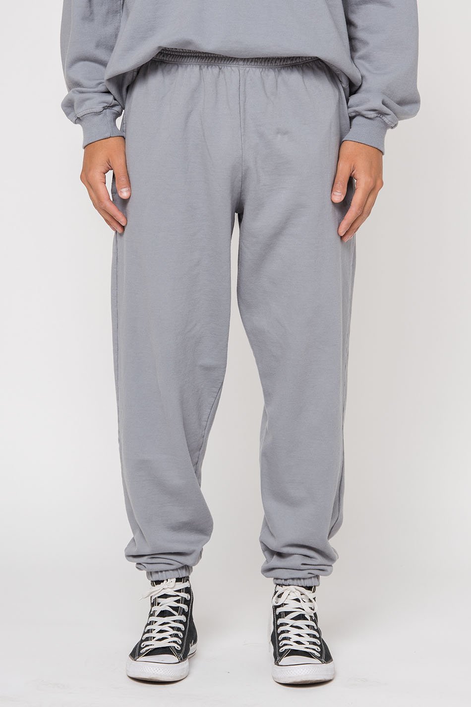 Blue Detroit Washed Jogging Bottoms