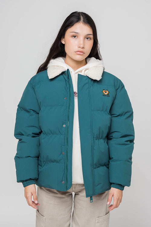 Heart Jade Puffer Jacket