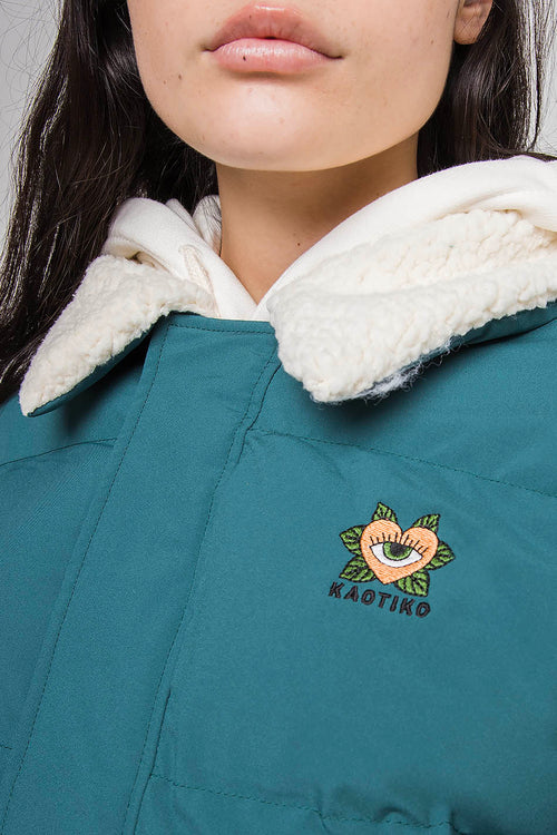 Heart Jade Puffer Jacket