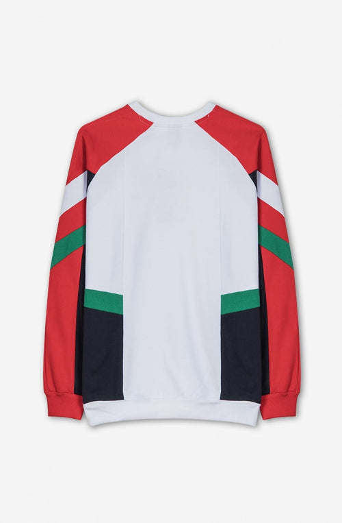 Benton White/Green/Red Sweatshirt