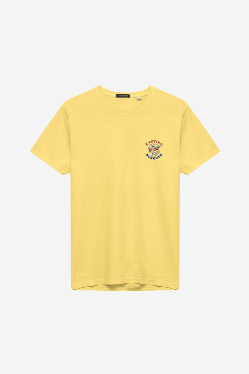 Camiseta Washed Burguer Amarillo