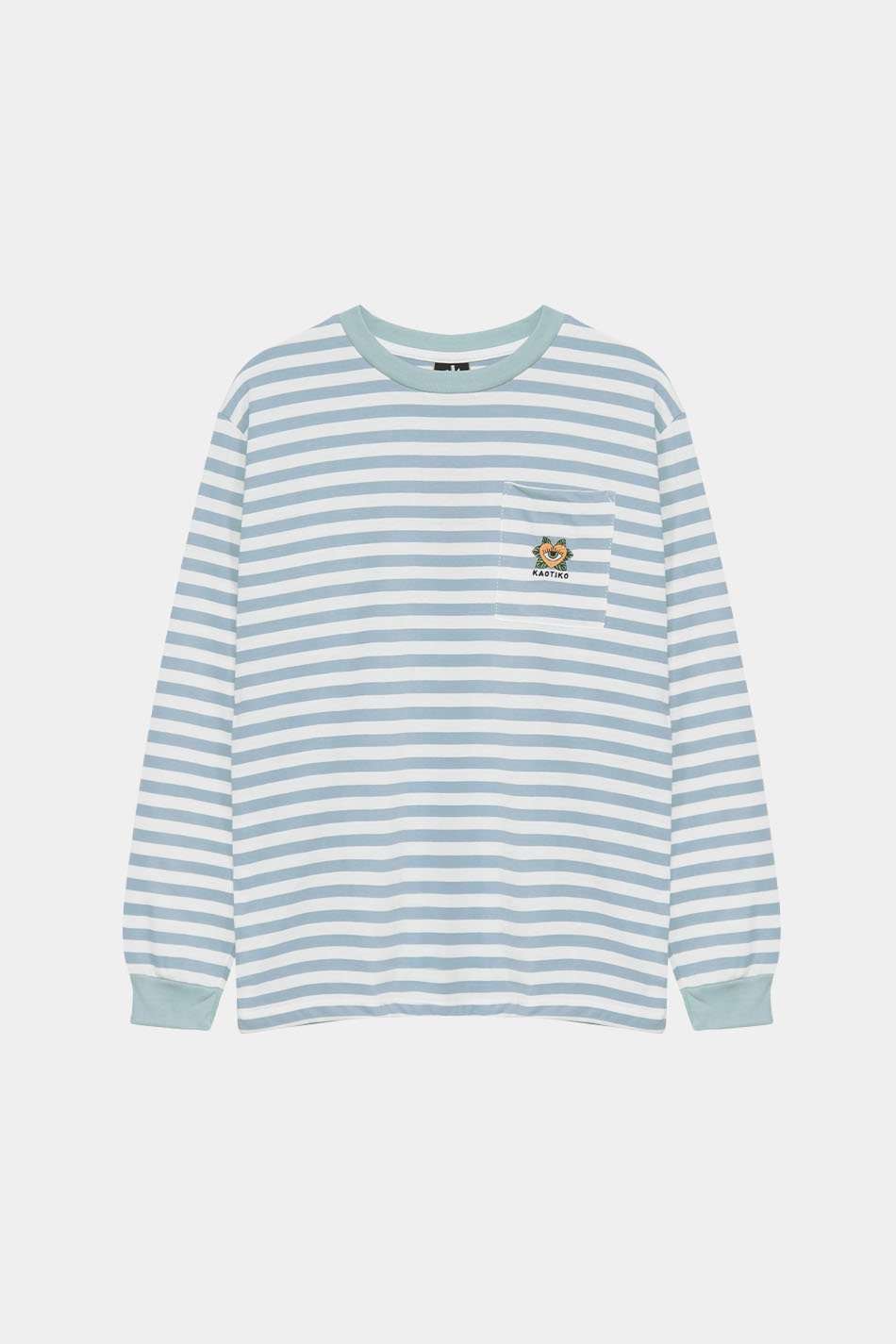 Camiseta Heart Stripes Light Blue