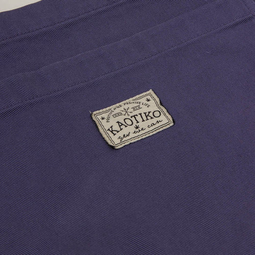 Purple Washed Denim Tote Bag