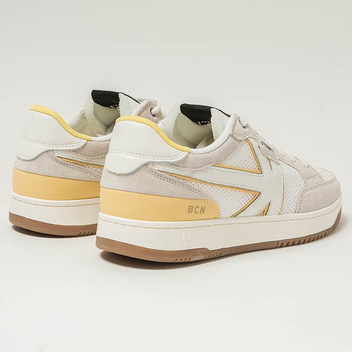 Kaotiko Boston White/ Yellow Sneaker