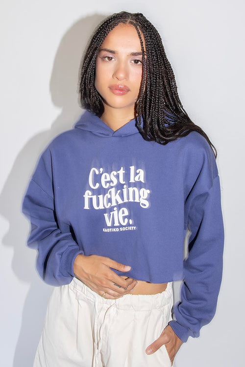 Sweatshirt C'est La Vie Denim Grape