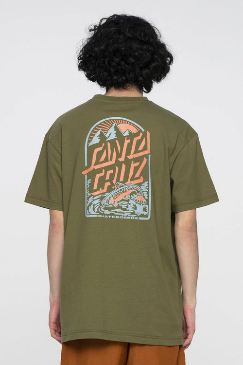 Camiseta Santa Cruz Retreat Moss