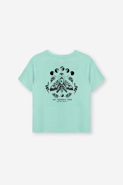 T-shirt Moth Vert Toscane