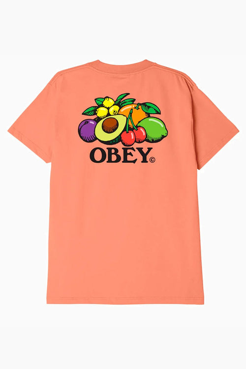 Obey T-Shirt Bowl of Fruits
